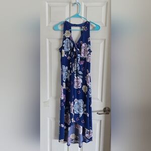 Candie's Blue Floral Maxi Dress